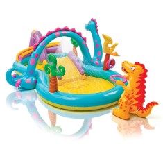 Piscina Inflável 280 l Oval Intex Playground Mundo Dinossauro