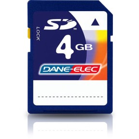 Cartão de Memória SD Dane-Elec 4 GB DA-SD-4048-R