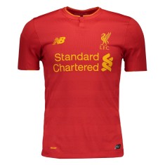 Camisa Torcedor Liverpool I 2016/17 sem Número New Balance