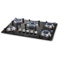 Cooktop Cromatto 5 Bocas Acendimento Superautomático CT700tri