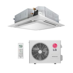 Ar Condicionado Split Cassete LG 25000 BTUs Inverter Controle Remoto Frio AT-Q24GPLE5