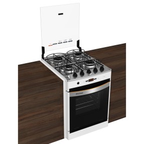 Fogão de Embutir Brastemp Clean Timer 4 Bocas Acendimento Automático BY550AB