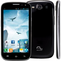 Smartphone Multilaser City 4GB P3246 8,0 MP 2 Chips Android 4.2 (Jelly Bean Plus) Wi-Fi 3G