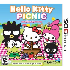 Jogo Hello Kitty Picnic with Sanrio Friends Majesco Entertainment Nintendo 3DS