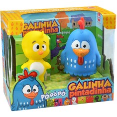 Boneca Galinha Pintadinha e Pintinho Amarelinho Lider