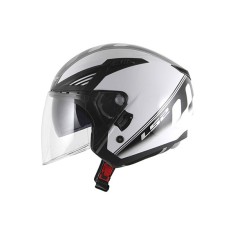 Capacete LS2 Bishop OF586 Aberto Visor Solar