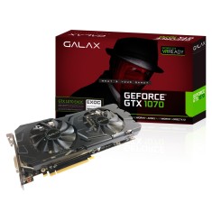 Placa de Video NVIDIA GeForce GTX 1070 8 GB GDDR5 256 Bits Galax 70NSH6DHL4EC