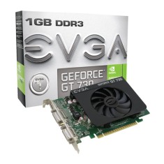 Placa de Video NVIDIA GeForce GT 730 1 GB DDR3 128 Bits EVGA 01G-P3-2731-KR