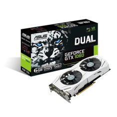 Placa de Video NVIDIA GeForce GTX 1060 6 GB GDDR5 192 Bits Asus DUAL-GTX1060-6G