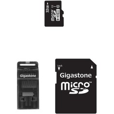 Cartão de Memória Micro SDHC com Adaptador Gigastone Elite UHS-1 Classe 10 32 GB GS-3IN1C1032G-R