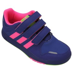 Tênis Adidas Infantil (Menina) Casual LK Trainer 6 NBK CF
