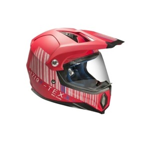Capacete Texx Bar Code Mod: MX Off-Road com viseira Viseira Antirrisco