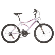 Bicicleta Mountain Bike Houston 21 Marchas Aro 24 Suspensão Dianteira Venus 2.4