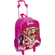 Mochila com Rodinhas Escolar Sestini Barbie Barbie Super Princesa 064010 G