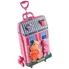 Mochila com Rodinhas Escolar Max Toy by Diplomata Backyardigans Backyardigans Tasha e Uniqua