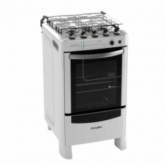 Fogão de Piso Esmaltec 4 Bocas Acendimento Automático Grill Esmeralda