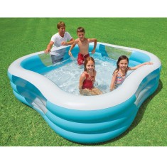 Piscina Inflável 1.215 l Quadrada Intex