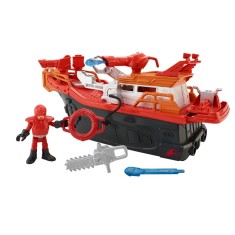 Boneco Imaginext Barco Combate ao Fogo - Mattel