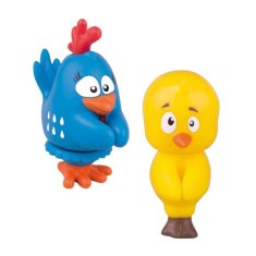 Boneco Galinha Pintadinha Pintinho Amarelinho Combo Agarradinho - Multibrink