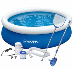 Piscina Inflável 2.000 l Redonda Nautika Master P2600 com Bomba Filtrante