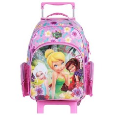Mochila com Rodinhas Escolar Dermiwil Disney Fadas 60198