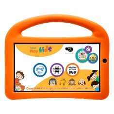 Tablet DL Eletrônicos 8GB LCD 7" Android 5.1 (Lollipop) PlayKids