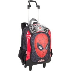 Mochila com Rodinhas Escolar Sestini Spiderman 16Z com alça G 64241