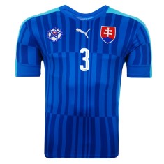 Camisa Torcedor Eslováquia II 2016 com Número Puma
