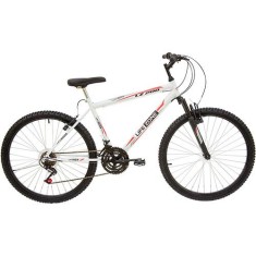 Bicicleta Life Zone 18 Marchas Aro 26 Suspensão Dianteira Freio V-Brake LZ 200