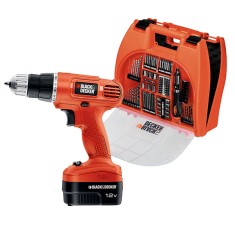 Kit Furadeira / Parafusadeira 3/8 Black&Decker - GC1200M