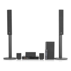 Home Theater LG com Blu-Ray 3D 1.000 W 5.1 Canais Karaokê 1 HDMI LHB645