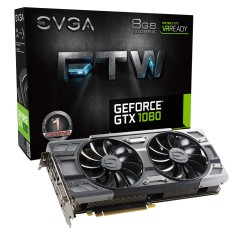 Placa de Video NVIDIA GeForce GTX 1080 8 GB GDDR5X 256 Bits EVGA 08G-P4-6286-KR