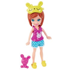Boneca Polly Lila Pijama Mattel