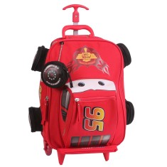 Mochila com Rodinhas Escolar Dermiwil Carros 3D 51409