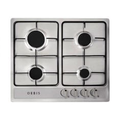 Cooktop Orbis 4 Bocas Acendimento Automático Acabamento Inox 714AOBE