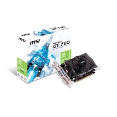 Placa de Video NVIDIA GeForce GT 730 2 GB DDR3 128 Bits MSI N730-2GD3
