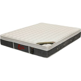 Colchão King Size Molas Ensacadas/Pocket Castor D60 Super Luxo Plush Light Stress Oxygen One Face 193 x 32 x 203 cm