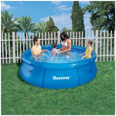 Piscina Inflável 2.300 l Redonda Bestway Fast Set 58032