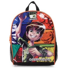 Mochila Escolar Dermiwil Ben 10 Omniverse Colors e Poli 3D G