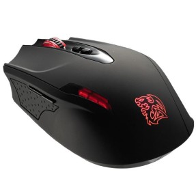 Mouse Laser Gamer USB Black Combat White - Thermaltake