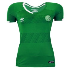 Camisa Torcedor Feminina Chapecoense I 2016 Sem Número Umbro