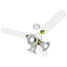 Ventilador de Teto Tron Golden Paris 103 cm 3 Pás 3 Velocidades