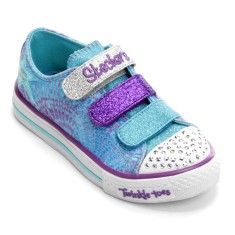 Tênis Skechers Infantil (Menina) Casual Shuffles Peace N Love