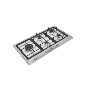 Cooktop Tramontina Penta Plus 5 Bocas Acendimento Superautomático Acabamento Inox 5GX TRI HE