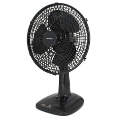 Ventilador de Mesa Mallory Security Black 3 Pás 3 Velocidades