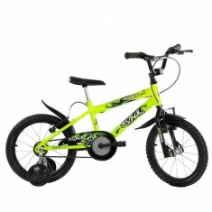 Bicicleta Track & Bikes Aro 16 Freio V-Brake Track Boy Neon