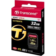 Cartão de Memória SDHC Transcend Ultimate 32 GB TS32GSD2U3