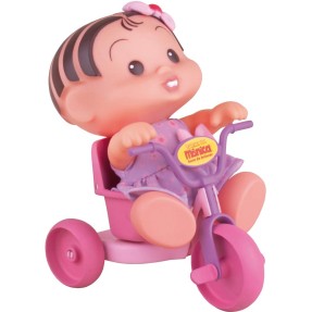 Boneca Turma da Mônica Mônica com Triciclo Multibrink