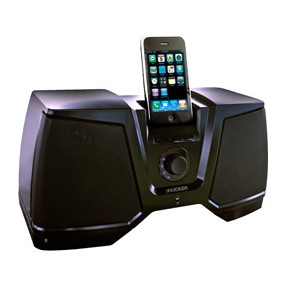 Dock Station com Caixa de Som Integrada Kicker Controle Remoto iK350