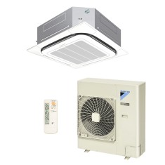 Ar Condicionado Split Cassete Daikin SkyAir 35000 BTUs Inverter Controle Remoto Quente/Frio FCQ36AVL / RZQ36AVL